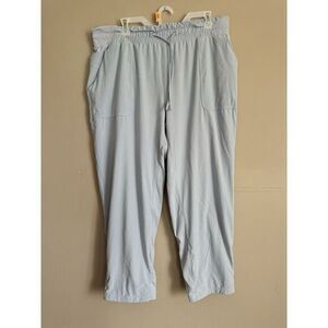 Lulu Lemon Womens Athletics Light Blue Lined Pants Athleisure‎ Size 14